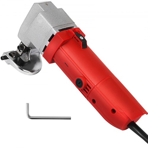 VEVOR Ciseaux Électriques de Métal 2,5 mm Cisaille à Tôle Électrique 500W Ciseaux à Métaux Machine Découpeuse 2000 tr/min Coupe Métal 2 m Câble pour Couper Plaques de Fer Acier Inoxydable Aluminium
