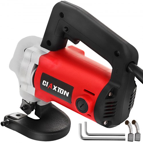 VEVOR Ciseaux Électriques de Métal 3,2 mm Cisaille à Tôle Électrique 600W Ciseaux à Métaux Machine Découpeuse 2000 tr/min Coupe Métal 2 m Câble pour Couper Plaques de Fer Acier Inoxydable Aluminium