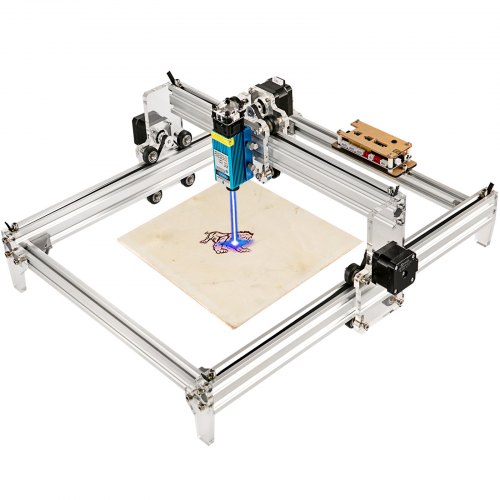 Vevor Machine à Graver Laser Cnc 3040 Kit Graveur Laser 3500 Mw Découpe Bois