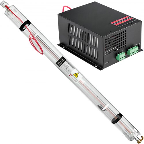 Vevor Laser Tube Co2 1430mm Avec Alimentation 100w Pour Machine Gravure Découpe