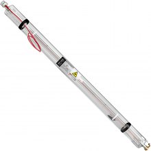 VEVOR Tube Laser CO2 130 Laser Tube en Verre de Longueur de 1630mm Diamètre 80 mm pour la Découpe au Laser Marquage au Laser Machines de Gravure et Découpe de l'Acrylique