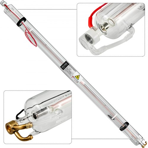 VEVOR Tube Laser CO2 150 Laser Tube en Verre de Longueur de 1830mm Diamètre 80 mm pour la Découpe au Laser Marquage au Laser Machines de Gravure et Découpe de l'Acrylique