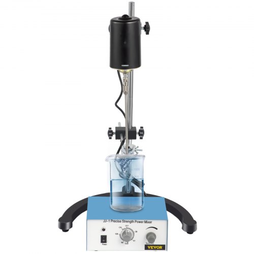 VEVOR Overhead Agitateur 220 V 100 W Agitateur Magnétique 0-3000 tr/min Réglable Mélangeur Industriel 0-120 min Overhead Stirrer Bruit Faible 40 dB Laboratoire pour Biologiques et Cosmétiques