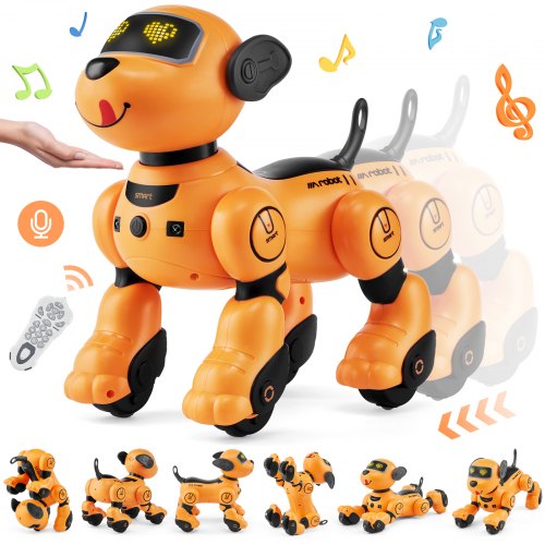 

VEVOR Robot RC Jouet Chien Parlant Dansant Tactile Voix Télécommande Programme