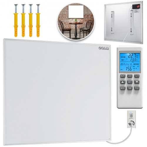 Panneau Chauffant Infrarouge 450w Radiateur électrique Chauffage D'appoint