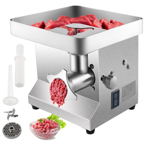 Hachoir à Viande Électrique Inox Professionnel Jambon Saucisse 300KG/H 1100W