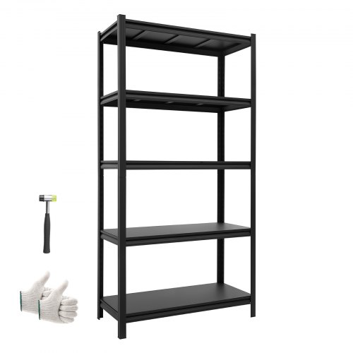 VEVOR Étagère de Rangement, 5 Niveaux Réglables