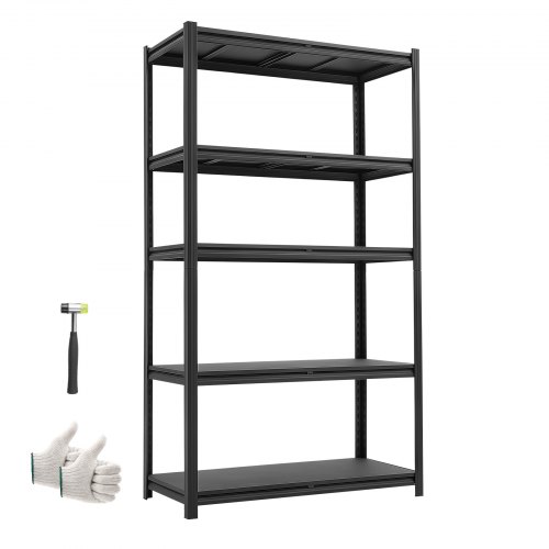 VEVOR Étagère Rangement 5 Niveaux Réglables 1030x465x1813 mm Charge