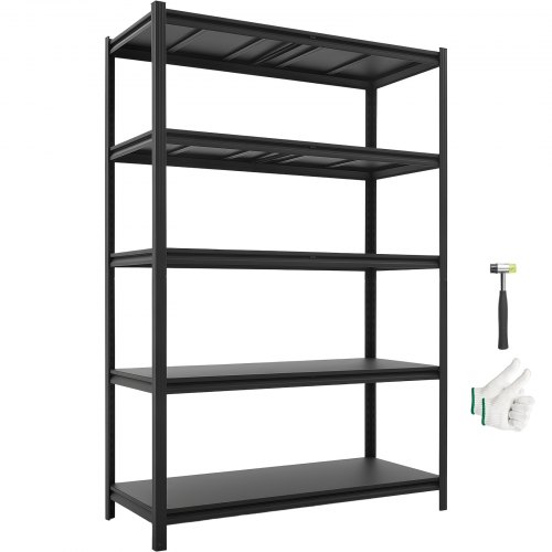 VEVOR Étagère de Rangement, 5 Niveaux Réglables