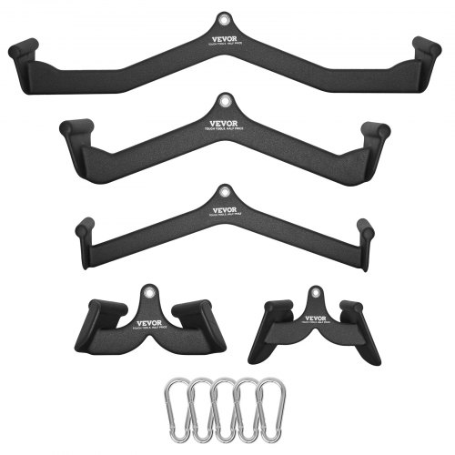 

VEVOR Barres de Tirage Lot de 5 Accessoires pour Machine à Poulie Musculation