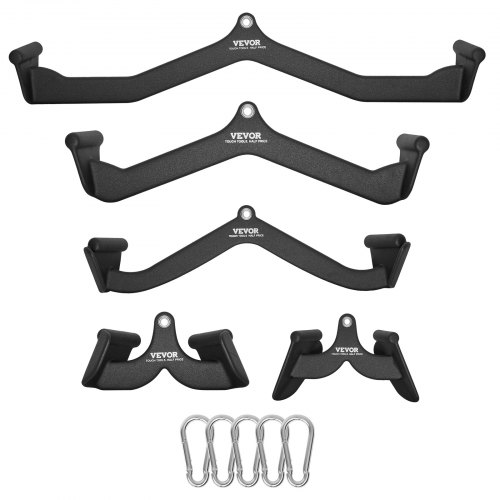 

VEVOR Barres de Tirage 5PCs Accessoires pour Machine à Poulie Gym Musculation