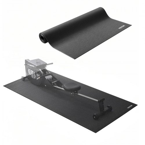

VEVOR Tapis d'équipement d'exercice, 915 x 1820 x 6 mm, tapis de protection de sol pour tapis de course, elliptique, en PVC haute densité, imperméable et antidérapant, pour salle de sport à domicile