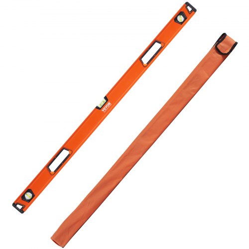VEVOR Niveau à Bulle Magnétique 1222 mm Niveau Aimanté Torpille Outil de Nivellement 45° Horizontal