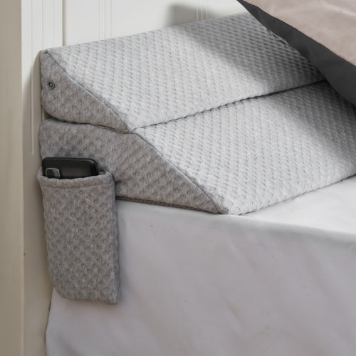 

VEVOR Coussin Remplissage Tête de Lit Taille King, Coussin Comble Espace entre Tête de Lit et Matelas 0-177,8 mm, Cale-tête en Mousse à Haute Densité 25D, avec Poche Latérale, 1930x254x152 mm, Gris