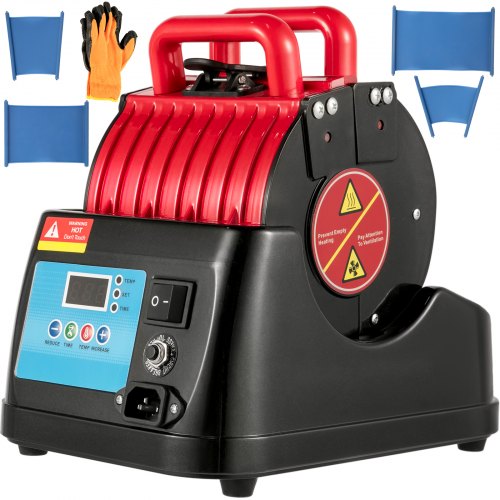 VEVOR Presse à Chaud Mug 4 en 1 Machine d'Impression Multifonction Numérique Sublimation de Tasse 60