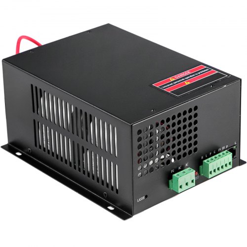 VEVOR Alimentation Laser 60W pour Graveur Laser CO2 Alimentation Laser Tube Laser Boîtier d'Alimenta