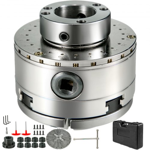 VEVOR Mandrin de Tour 4 pouces Tourne-mandrin Tournevis à centrage automatique Mandrin pour le trava