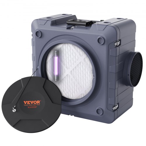 

VEVOR Épurateur d'air avec machine à air négatif empilable 3 étapes 800 CFM