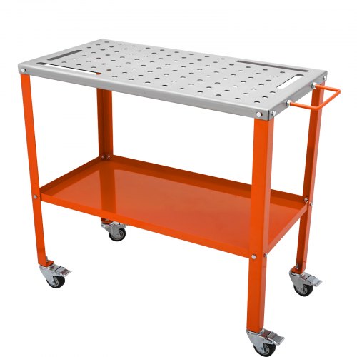VEVOR Table de Soudure 91,4 x 45,7 cm Établi de Soudage Charge 544 kg
