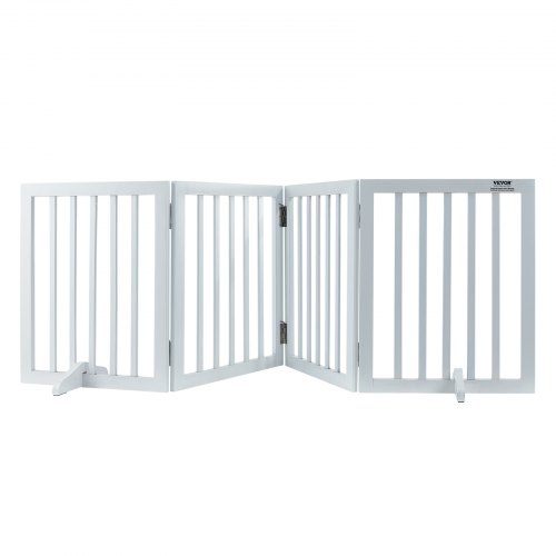 

VEVOR Barrière pour animal domestique autoportante pliable blanc 610 x 2040 mm