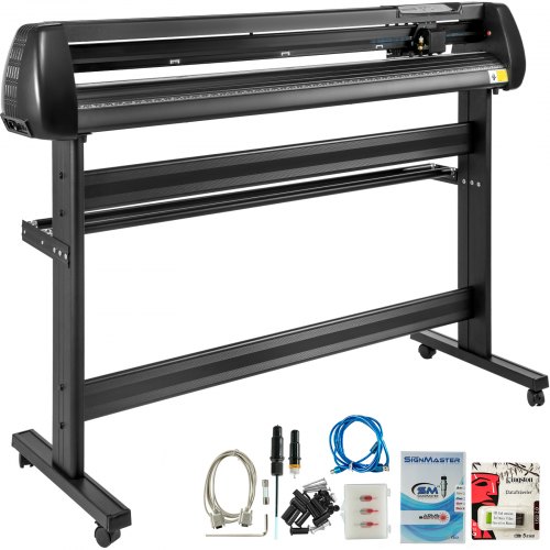 

VEVOR Plotter de Découpe Vinyle 1350 mm, Traceur de Coupe LED, Positionnement Précis, Logiciels Supportant Systèmes Windows, Force et Vitesse Réglables, pour Fabrication d'Étiquettes de Signalisation