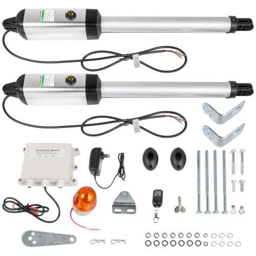 VEVOR Motorisation Portail 2 Battants 280Kg Automatique avec deux Télécommandes