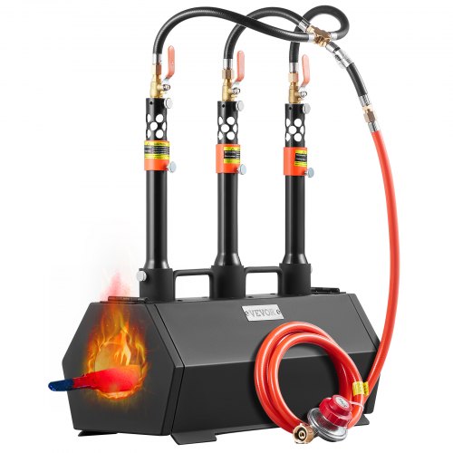 

VEVOR Forge à Gaz Propane 3 Brûleurs, Four de Fusion au Propane Température Max 1427 ℃, Four de Forge à Gaz Portable, Fabrication Couteaux Forgeage Métaux pour Couteliers Maréchaux-Ferrants Forgerons