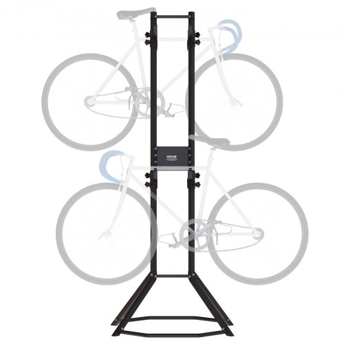 

Support de rangement pour 4 vélos VEVOR, support de vélo vertical autoportant pouvant contenir jusqu'à 260 lb