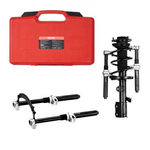 VEVOR Kit Compresseur Ressort Amortisseur pour Voiture 1,2 T Course 280 mm Tendeur de Ressort en Aci
