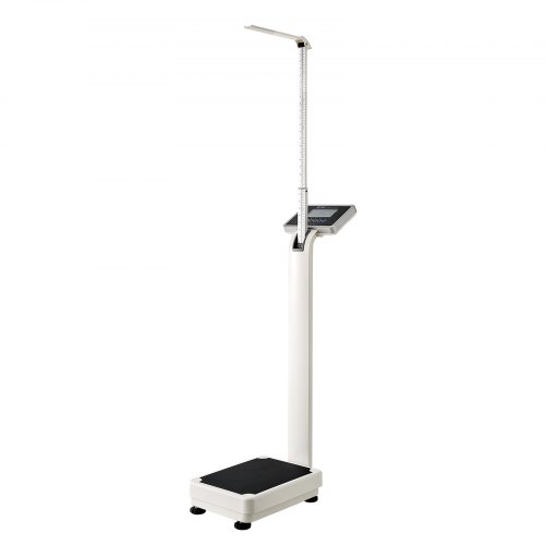 

VEVOR Balance médicale numérique, capacité de 300 kg, pèse-personne médical professionnel et multifonctionnel pour le poids et la taille, avec 2 unités (kg/lb), IMC pour salle de sport maison hôpital