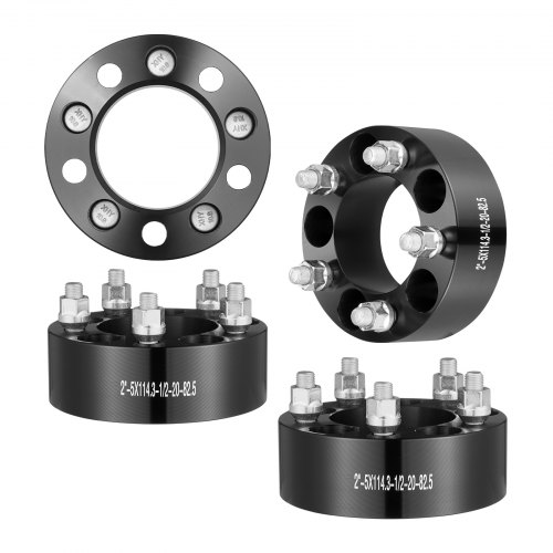 

VEVOR Élargisseur de Voie Entretoise de Roue 4PCs 51 mm 127x114 mm 5 Boulons