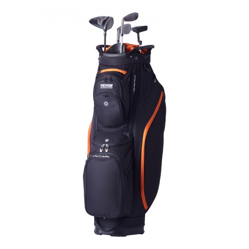 

VEVOR Sac Chariot de Golf 92 cm Organisateur à 14 Voies avec 13 Poches Noir