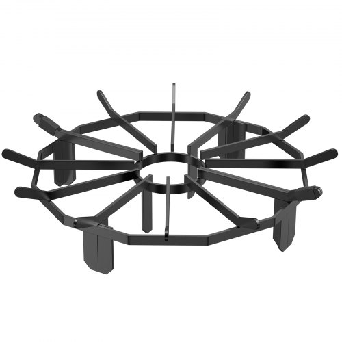 

VEVOR Grille à bûches, grille à feu cheminée robuste de 27 pouces avec 6 pieds de support, barres en acier massif avec revêtement en poudre, support pour poêle à bois et foyer de camping en plein air