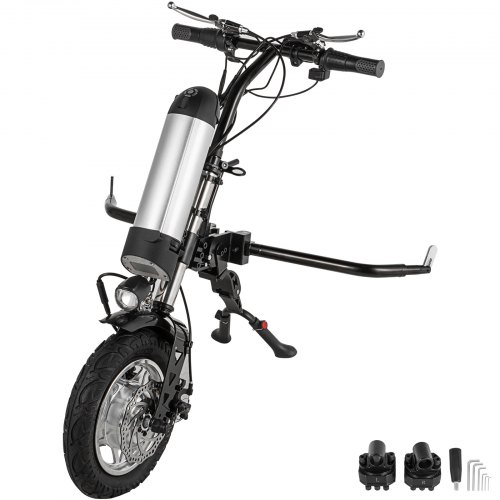 VEVOR Tracteur de Fauteuil Roulant Électrique 36 V Tête d'entraînement pour Fauteuil Roulant Batte rie Lithium-ION Kits de Conversion de Fauteuil Roulant Personne à Mobilité Réduite