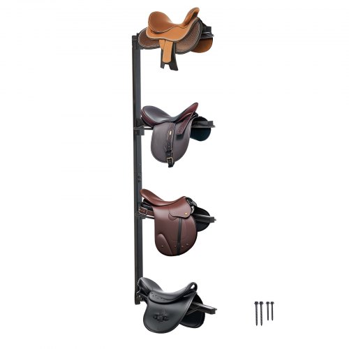 

VEVOR Support de Selle Cheval Porte-selle Western et Anglais 4 Niveaux Mural