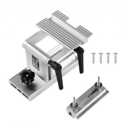 

VEVOR Gabarit de Repose-outil d'Affûtage pour Meuleuse d'Établi 15 et 20 cm, Glissière Onglet Plate, Plateforme Rotative, Support Outils pour Meuleuse d'Établi pour Lames et Ciseaux 0-6,35 cm de Large