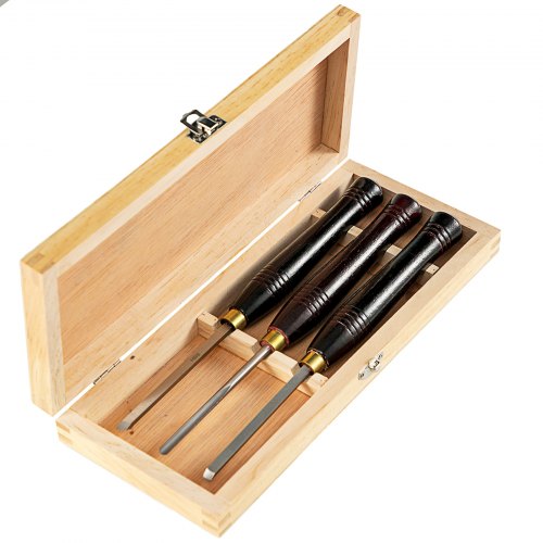 3 X Professionnel Hss Outils Tournage Sur Bois Kit De Tour à Ciseau à Bois
