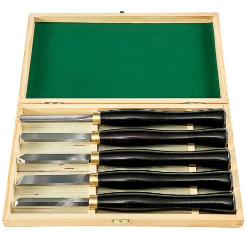 5pcs Ciseaux à Bois Hss Outils Professionnels Pour Travail Du Bois/racines/tour