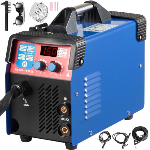 Vevor Machine De Soudage Mig Soudeuse D'inverseur 3 En 1 Poste à Souder 160 A