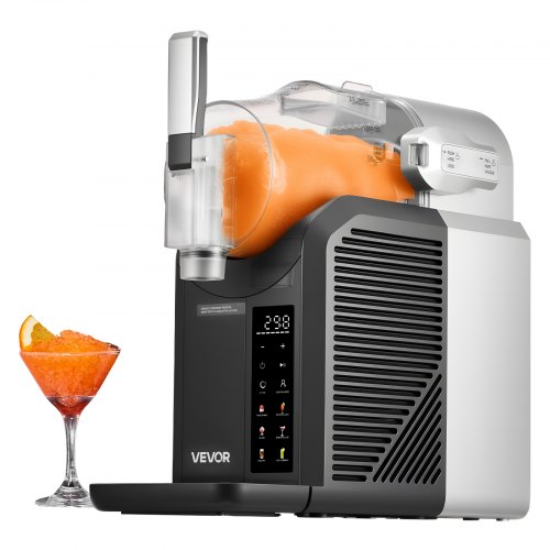 

VEVOR Machine à Granités 2 L, Machine à Boissons Glacées et Givrées sans Glace, pour Margaritas Frappées Milkshakes Slush, Distributeur de Granité Granita Autonettoyant avec 6 Programmes Prédéfinis