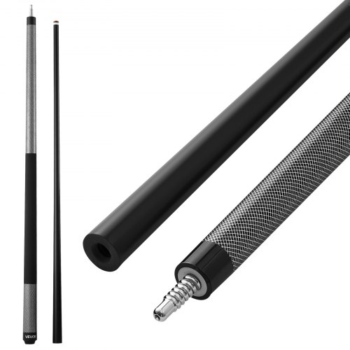 

VEVOR Queue de billard, 1 pièce, 1473,2 mm, 595 g, canne de billard professionnelle en composite de fibre de verre et de titane, avec pointe multicouche, pour bar, jeux de billard à domicile, bureau