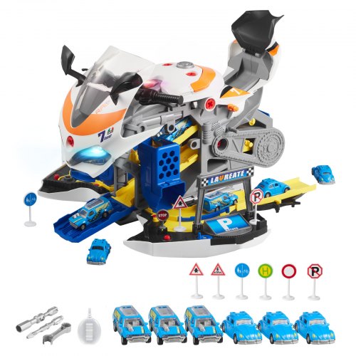 

VEVOR Jouet Moteur Moto, 25 Pièces, Jouet Mécanicien Moto avec Pièces Amovibles, Lumières et Sons, Simulation de Conduite et de Course sur Piste, Atelier de Mécanique pour Enfants 3 Ans et Plus, Jaune