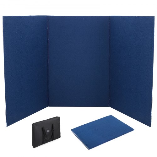 Panneau D'affichage Commercial 180x90 Cm Exposition Pvc 3 Panneaux Support