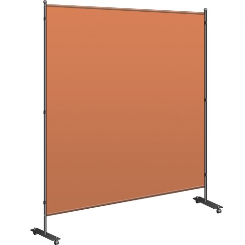 VEVOR Paravent à Panneaux Cloison de Séparation 180 x 183 cm Bureau Léger Marron
