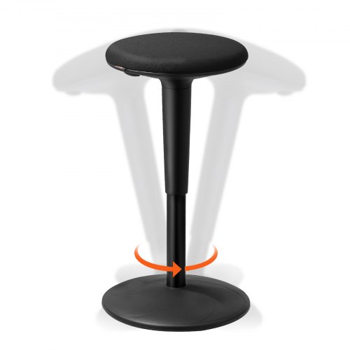 

VEVOR Tabouret Oscillant Hauteur Réglable 55-72 cm, Tabouret Dynamique avec Siège Flexible, en Fer, Angle d'Inclinaison de 8°, Amélioration de la Concentration et de la Posture, pour École Bureau