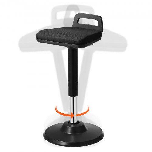 

VEVOR Tabouret Oscillant Hauteur Réglable 62,5-87,5 cm, Tabouret Dynamique avec Poignée, en Tissu Élastique et Mousse, Amélioration de la Concentration et de la Posture, pour École Bureau Domicile