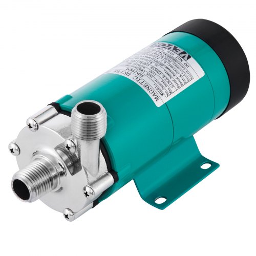 VEVOR Pompe d'Entraînement Magnétique de Qualité Alimentaire MP-15 RP, Pompe à Bière Acier Inoxydabl