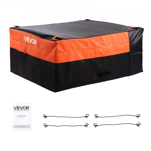 

VEVOR Sac de transport pour attelage, PVC 840D imperméable, 0,736 m³, sac de rangement d'attelage robuste pour benne de camion avec 4 tendeurs et crochets, pour une variété de SUV et de camionnettes