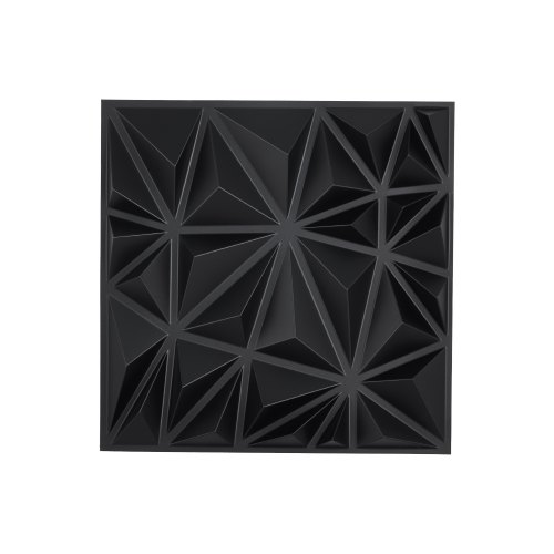 

VEVOR Panneaux Muraux 3D, Lot de 33, Panneau Mural Décoratif PVC Moderne Minimaliste, 30x30 cm, Couverture 2,97 m², Déco Intérieure pour Plafond, Chambre, Salon, Salle de Jeux, Noir Mat Motif Diamant