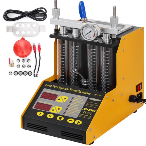 Auto Nettoyeur Injecteur De Carburant Testeur 4 Cylindres Outils De Nettoyage Ultrasons Essence CT150